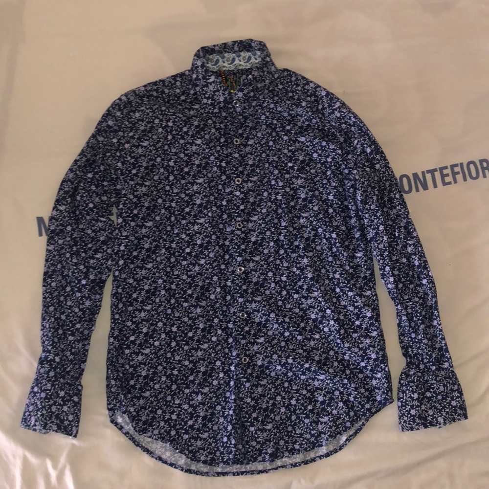 Robert Graham Flowery Dress shirt worn once